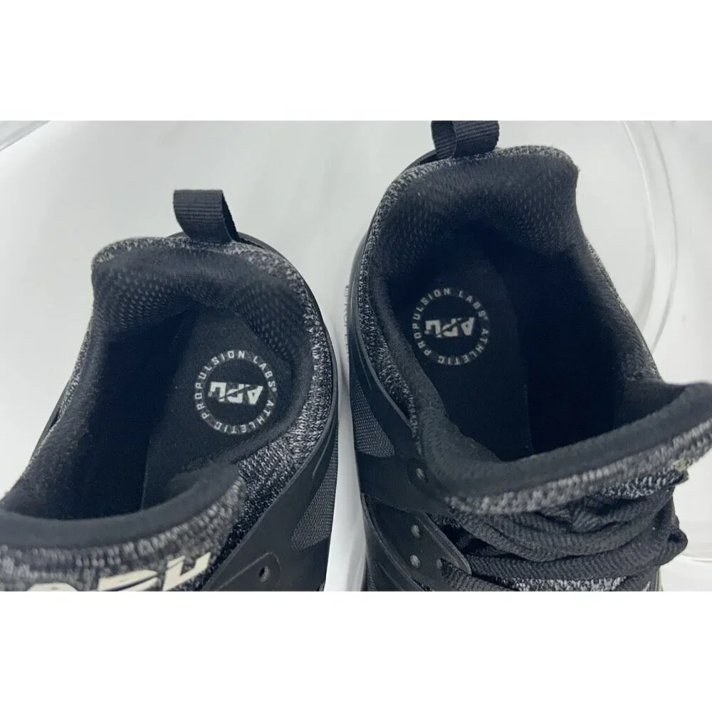 APL Athletic Propulsion Labs Ascend Shoes Sneakers Womens Size 8 Black Grey
